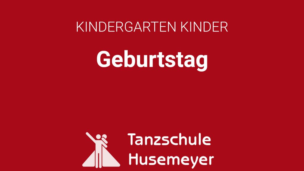Kindergartenkinder - Geburtstag