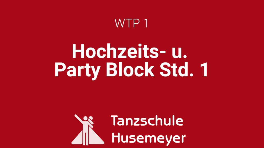 WTP 1 - Hochzeits- u. Party Block Std. 1